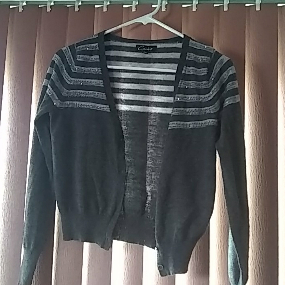 Grey cardigan